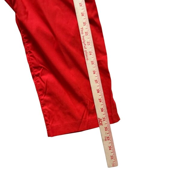 Duluth Trading Womens Nylon Orange Cargo Capris Size 12 - Picture 7 of 8